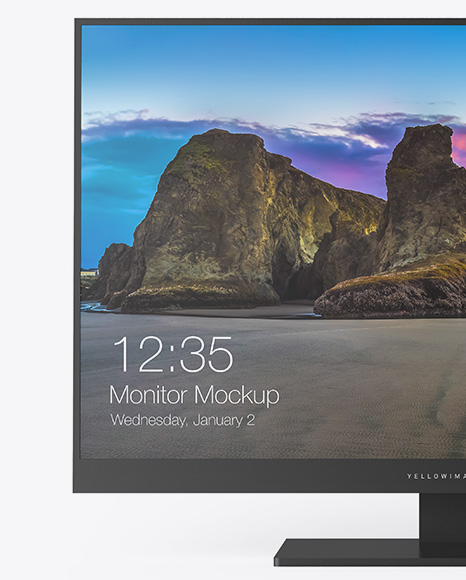 27&#034; Monitor Mockup