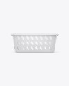 Glossy Laundry Basket Mockup