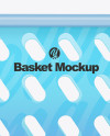 Glossy Laundry Basket Mockup