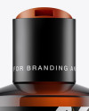 Amber Cosmetic Bottle Mockup