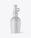 750ml Ceramic Olive Oil Bottle Mockup