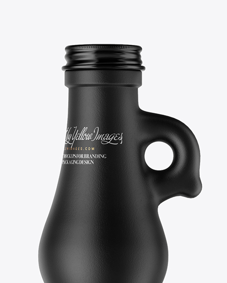 750ml Ceramic Olive Oil Bottle Mockup