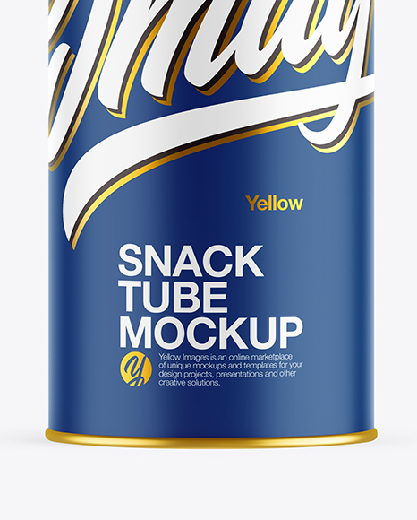 Matte Snack Tube Mockup