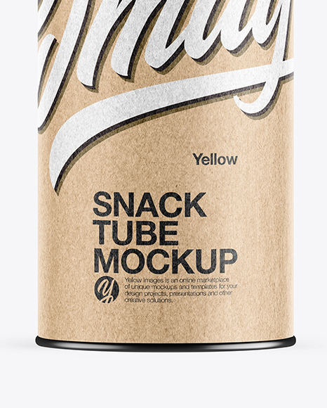 Kraft Snack Tube Mockup