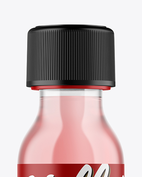 Clear Bottle Mockup