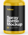 Glossy Spray Bottle Mockup