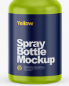 Matte Spray Bottle Mockup