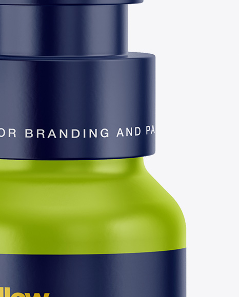 Matte Spray Bottle Mockup