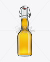 Glass Bottle with Gold Beer and Swing Top Closure 330ml