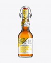 Glass Bottle with Amber Ale and Swing Top Closure 330ml