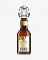 Glass Bottle with Brown Ale and Swing Top Closure 330ml