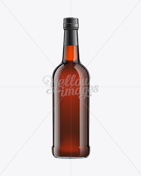 750ml Glass Liquor Bottle Mockup