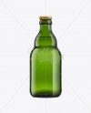 Emerald Green Bottle with Lager Beer 330ml