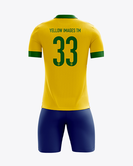 Full Soccer Kit Back View