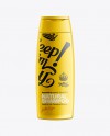 400ml Plastic Shampoo Bottle with Flip-Top Cap MockUp