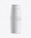 400ml Plastic Shampoo Bottle with Flip-Top Cap MockUp