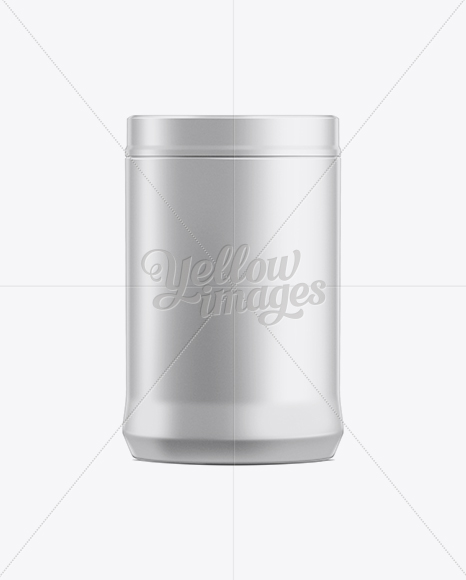 907g Protein Jar with Shrink Label Mock-Up - Free Download Images High