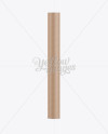 Extra Long Kraft Paper Tube w/ a Paper Label - Front View