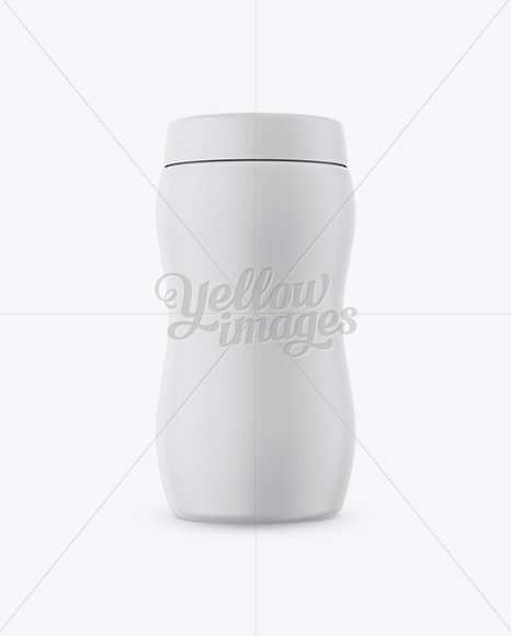 Matte Plastic Jar Mockup