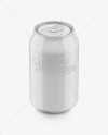 330ml Aluminium Can with Glossy Finish Mockup (High-Angle Shot)