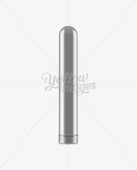 Metallic Cigar Tube Mockup Metallic Cigar Tube Mockup