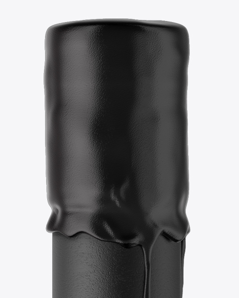 Ceramic Bottle With Wax Top Mockup