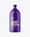 Glossy Plastic Bottle Mockup