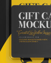 Gift Cards Pack Mockup