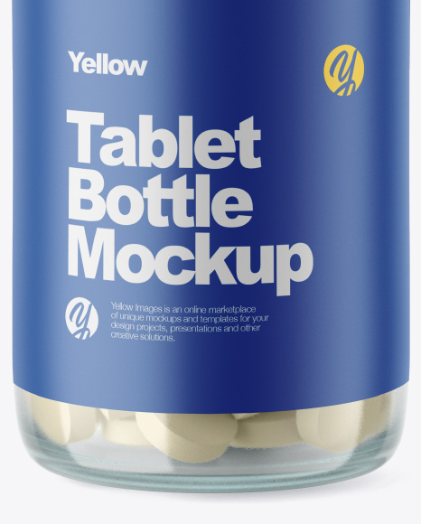 Tablet Bottle Mockup