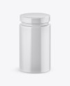 Glossy Ceramic Honey Jar Mockup