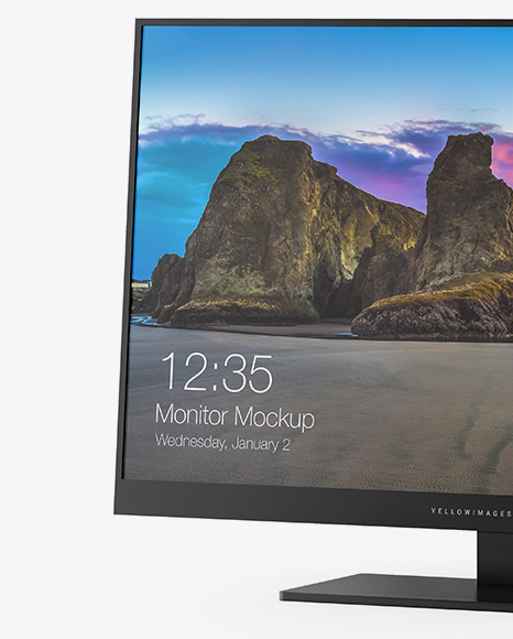 27&#034; Monitor Mockup