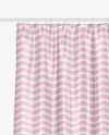 Bath w/ Glossy Shower Curtain Mockup