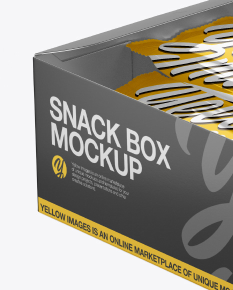 Snack Box Mockup