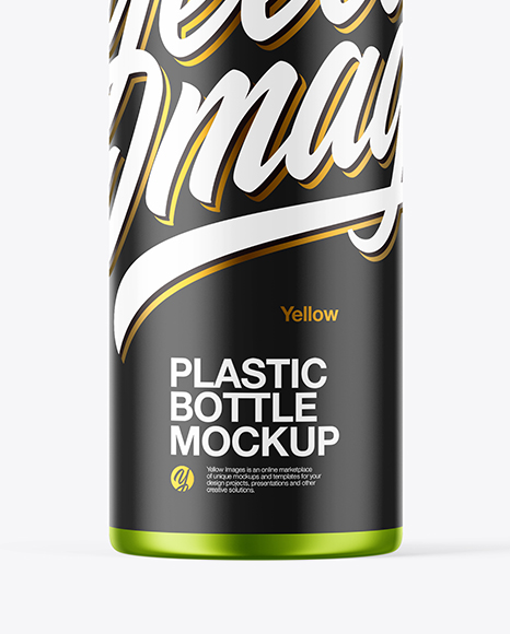 Metallic Sport Bottle Mockup