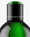 Green Cosmetic Bottle Mockup