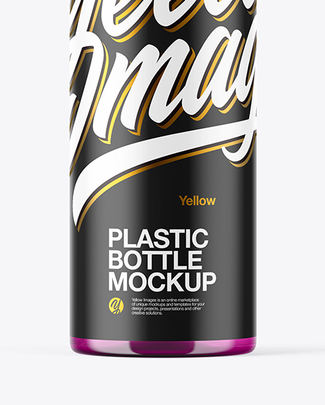 Plastic Sport Bottle Mockup