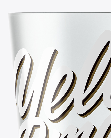 Clear Plastic Cup Mockup