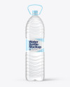 1L PET Water Bottle Mockup