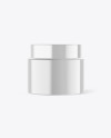 Glossy Cosmetic Jar Mockup