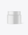 Matte Cosmetic Jar Mockup