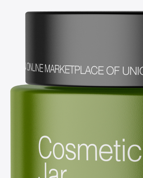 Matte Cosmetic Jar Mockup Matte Cosmetic Jar Mockup