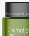 Matte Cosmetic Jar Mockup Matte Cosmetic Jar Mockup