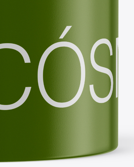 Matte Cosmetic Jar Mockup Matte Cosmetic Jar Mockup