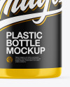 Glossy Plastic Bottle Mockup