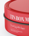 Matte Tin Box Mockup