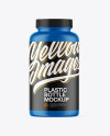 Matte Plastic Bottle Mockup