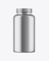 Metallic Plastic Bottle Mockup