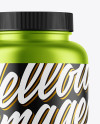 Metallic Plastic Bottle Mockup
