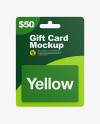 Gift Card Mockup