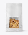 Paper Bag with Cookie Mockup